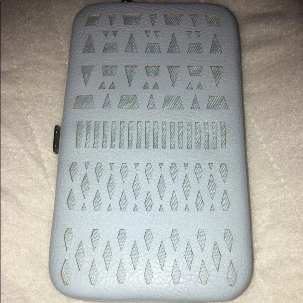 Blue tribal wallet and phone case from target